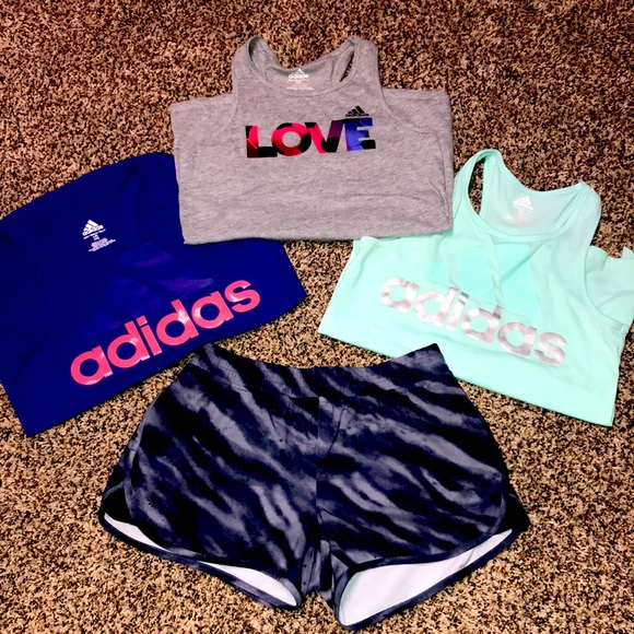 adidas Other - Girls athletic summer bundle